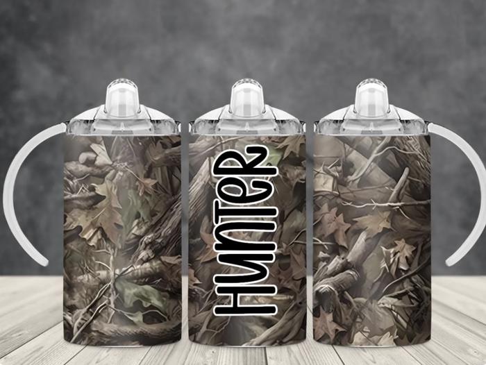 Camo Boys 12 oz Personalized Sippy Cup Tumbler