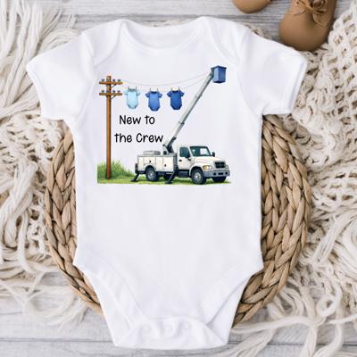 Lineman New Baby Announcement Baby Gift