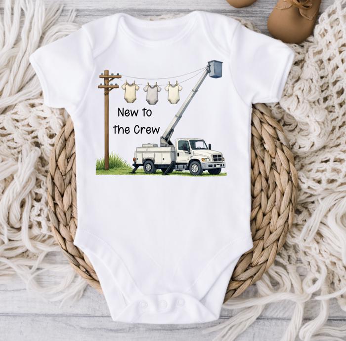 Lineman New Baby Announcement Baby Gift
