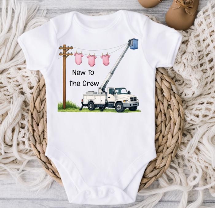 Lineman New Baby Announcement Baby Gift