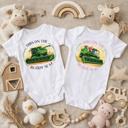  Dibs on the Buddy Seat Green Tractor Harvest Kids Onesie and Tee Shirts