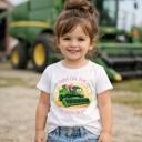  Dibs on the Buddy Seat Green Tractor Harvest Kids Onesie and Tee Shirts