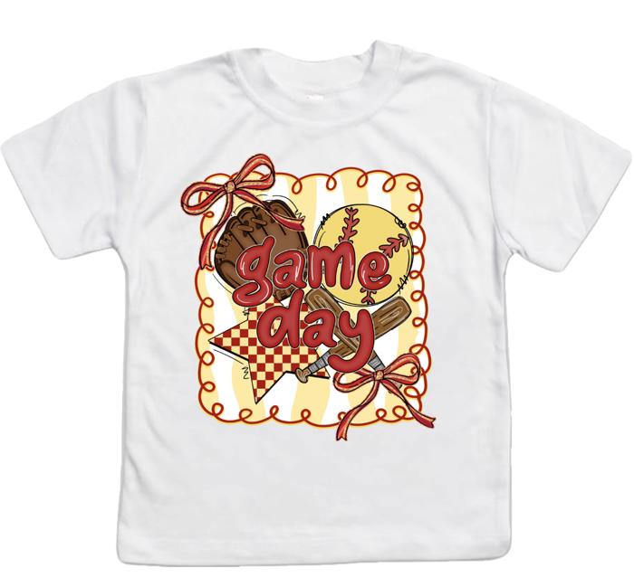 Game Day Girls Softball Tee Shirt