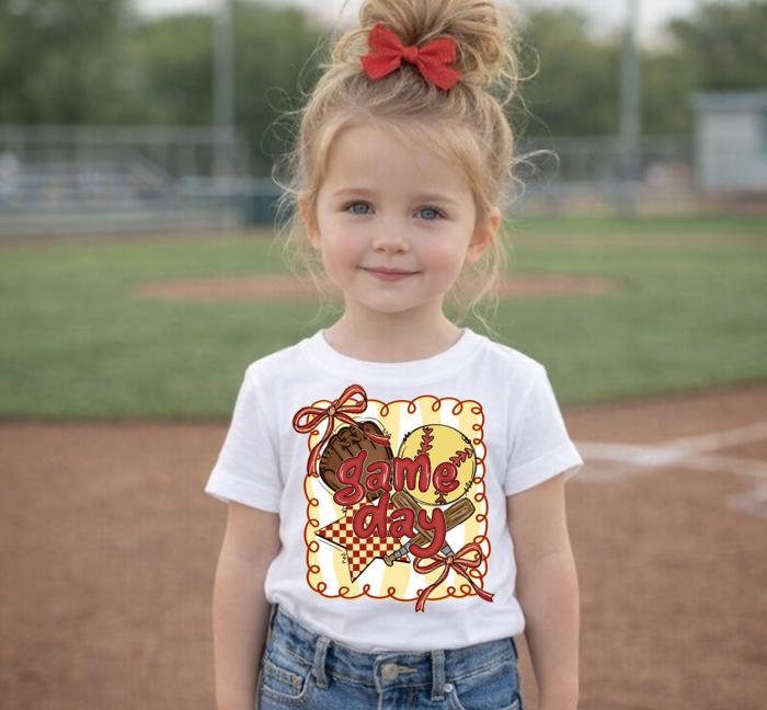 Game Day Girls Softball Tee Shirt