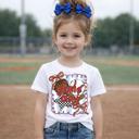  Game Day Baseball Girls Tee Shirt