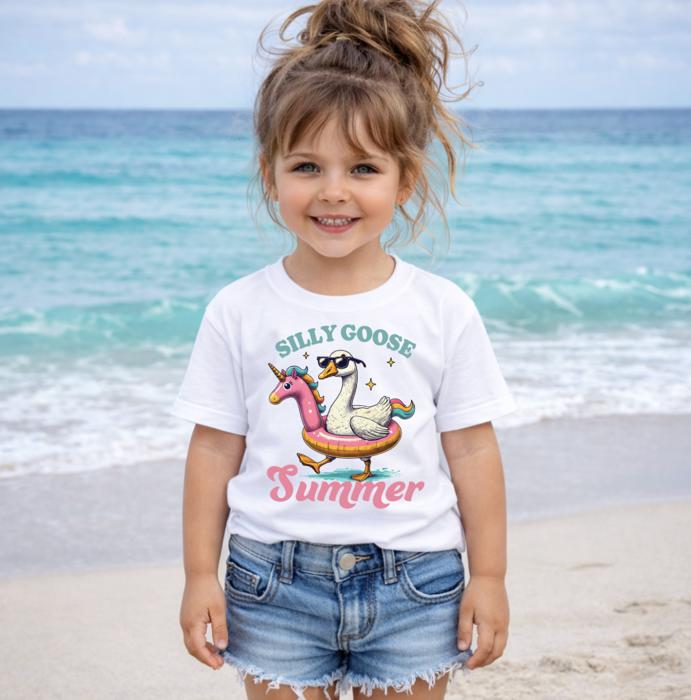 Silly Goose Summer Girls Tee Shirt