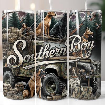 Southern Boy Camo Hunting 20 oz Tumbler