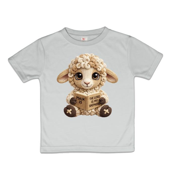 The Lord is My Shepherd Easter Faux Knitted Lamb Baby Onesie