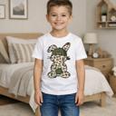  Camo Bunny Boys Easter Tee Shirt