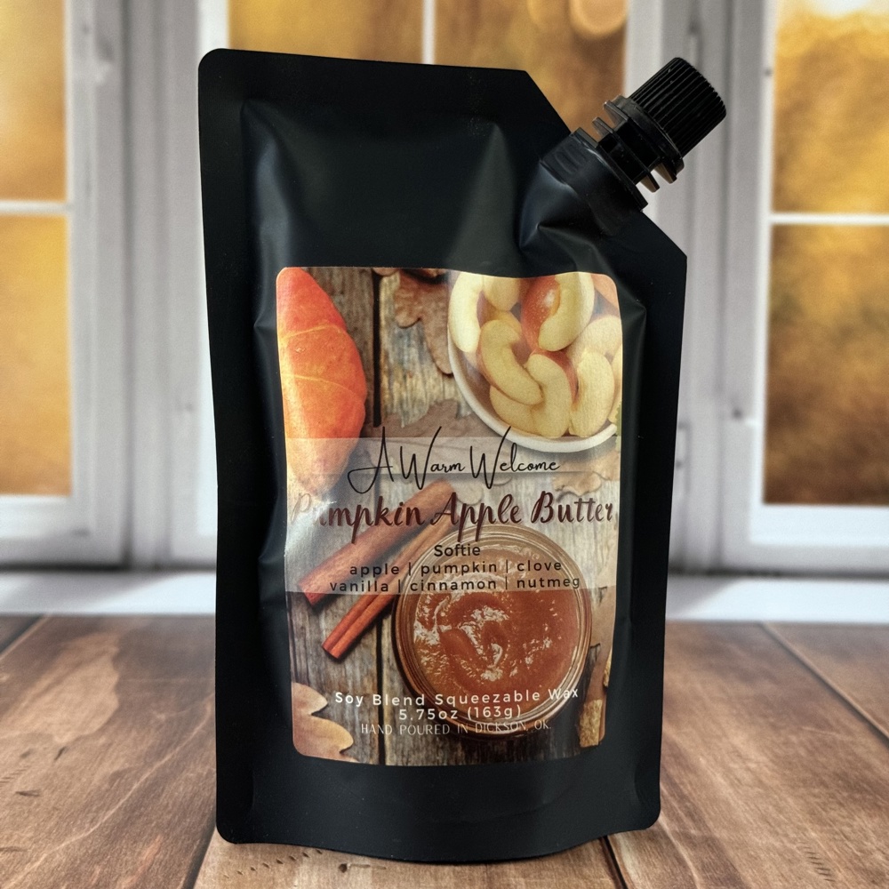 Pumpkin Apple Butter Softie | Fall Squeeze Wax Melt | Home Fragrance | Squeeze Candle