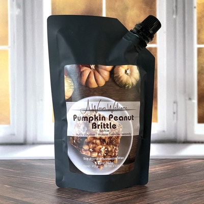 Pumpkin Peanut Brittle Softie | Fall Squeeze Wax Melt | Home Fragrance | Squeeze Candle