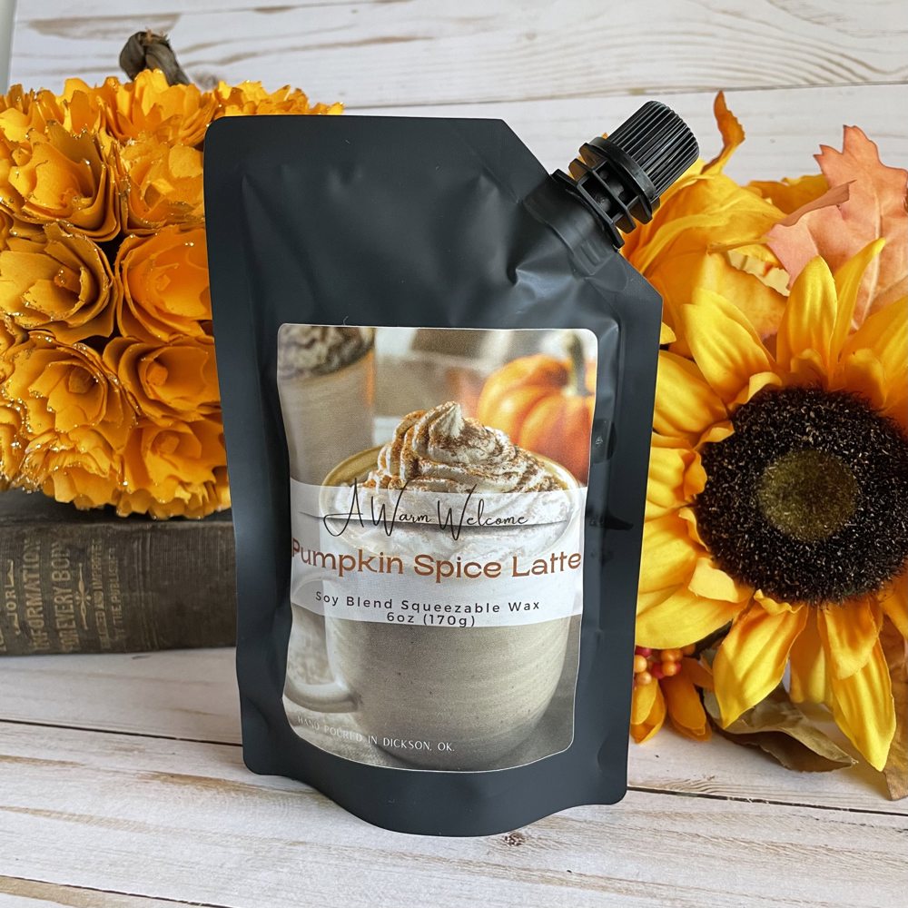 Pumpkin Spice Latte Softie | Fall Squeeze Wax Melt | Home Fragrance | Squeeze Candle