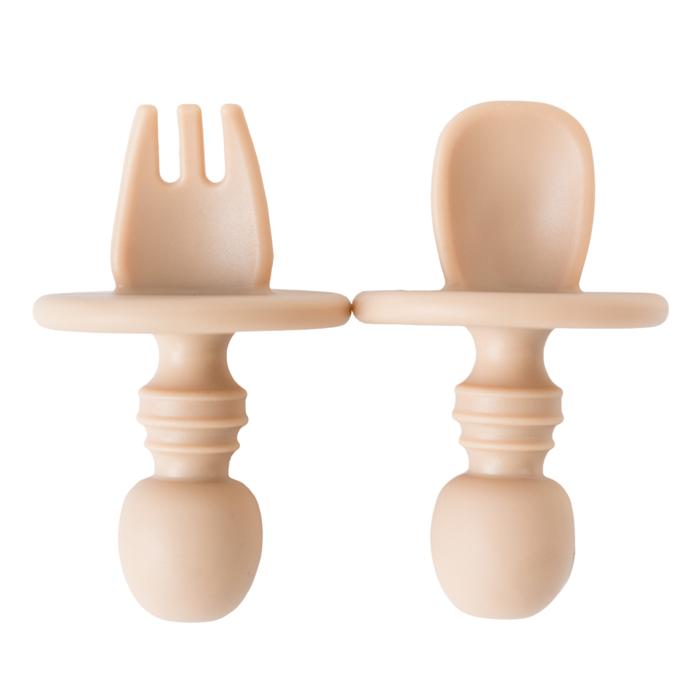 Silicone Mini Spoon and Fork Set