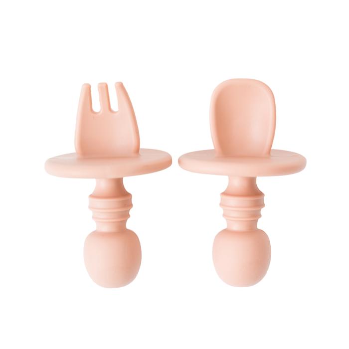 Silicone Mini Spoon and Fork Set