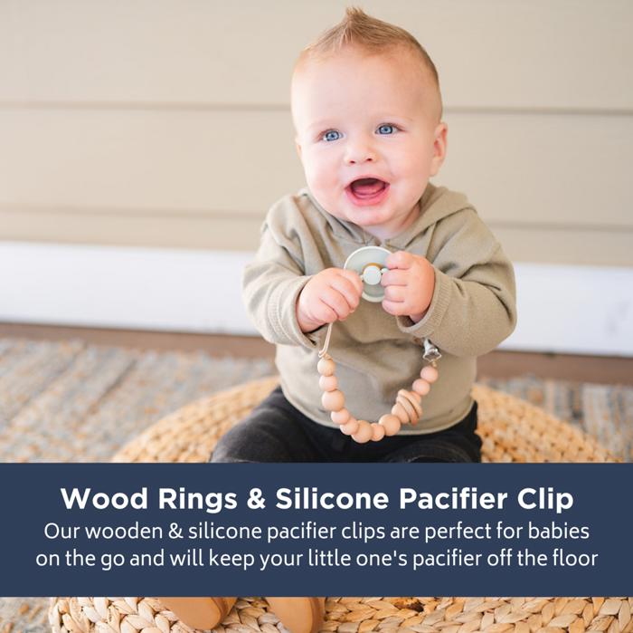 Silicone Bead Pacifier Clip