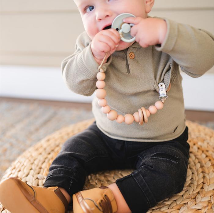 Silicone Bead Pacifier Clip