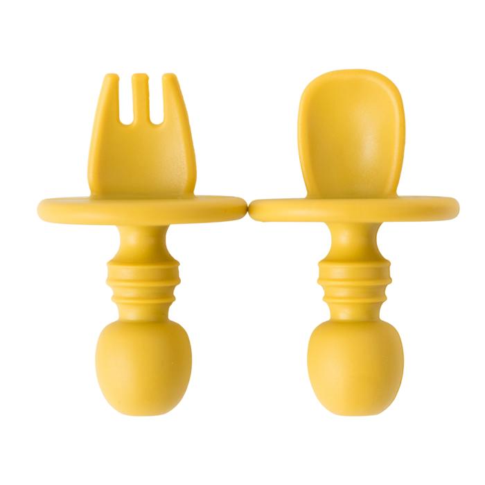 Silicone Mini Spoon and Fork Set