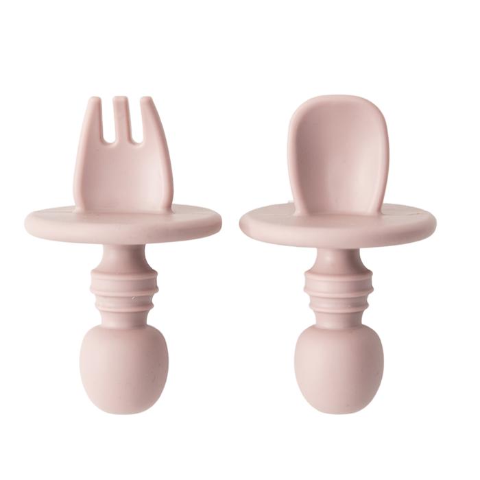 Silicone Mini Spoon and Fork Set