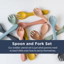  Silicone Spoon and Fork Set