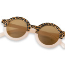 Pink Cheetah Toddler & Kid Retro Sunglasses 