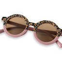 Purple Cheetah Toddler & Kid Retro Sunglasses 