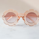 Clear Peach Toddler and Kids Sunglasses - Daisy