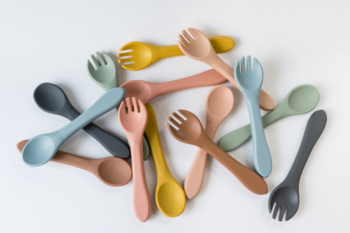 Silicone Spoon and Fork Set