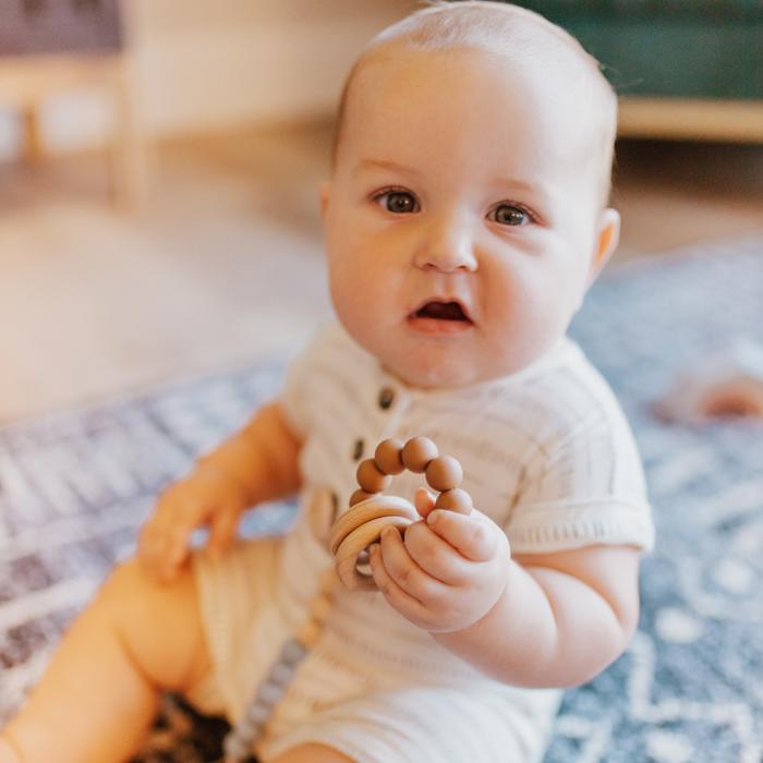 Beaded Teething Ring