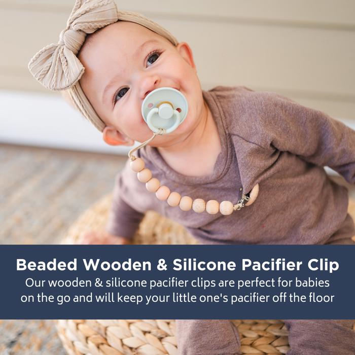 Silicone Bead Pacifier Clip