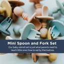  Silicone Mini Spoon and Fork Set