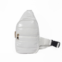 White The Perry | Puffer Sling Bag | 8 Colors