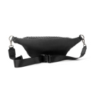 Black The Riley | Woven Leather Sling Bag