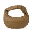 Brown The Charlize | Knotted Woven Handbag