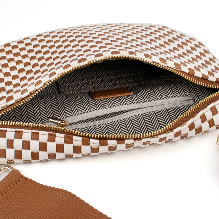 The Fiona | Checkered Woven Bum Bag (9 Colors) 