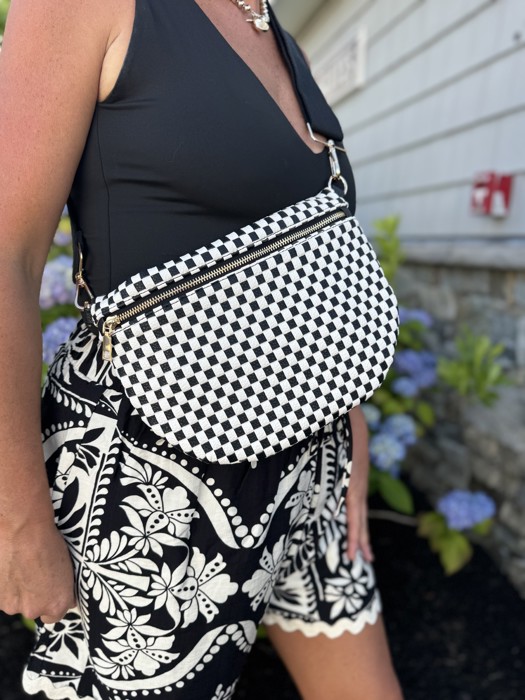 The Fiona | Checkered Woven Bum Bag (9 Colors) 