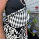 Black Checkered The Fiona | Checkered Woven Bum Bag (9 Colors) 