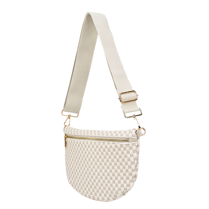 The Fiona | Checkered Woven Bum Bag (9 Colors) 