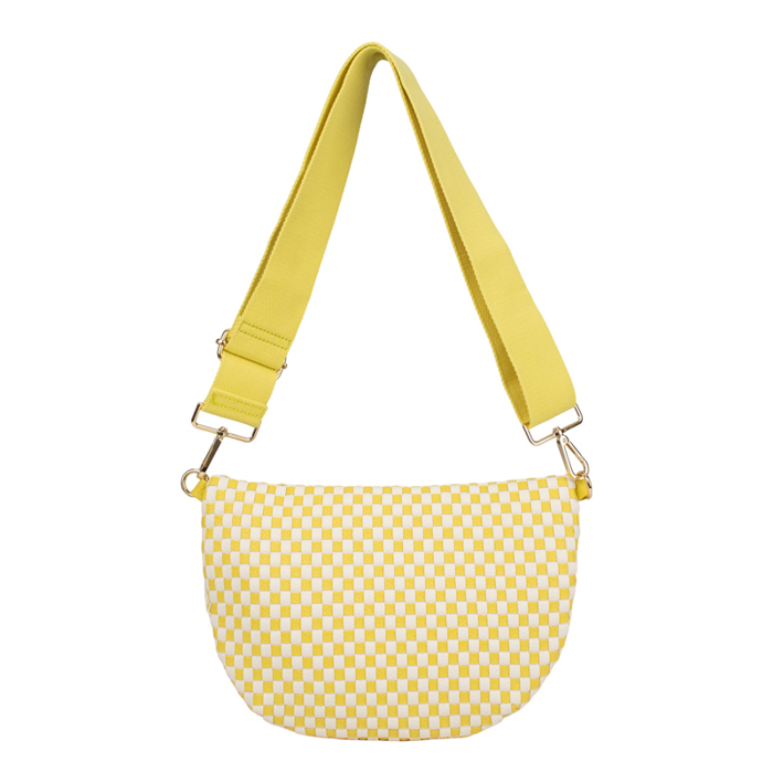 The Fiona | Checkered Woven Bum Bag (9 Colors) 