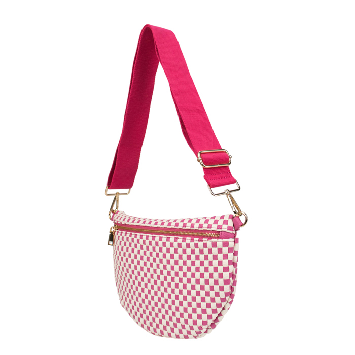 The Fiona | Checkered Woven Bum Bag (9 Colors) 