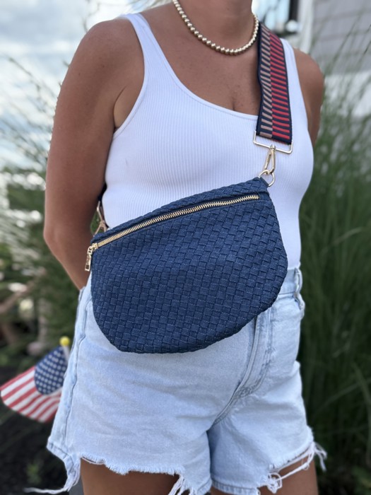 The Fiona | Checkered Woven Bum Bag (9 Colors) 