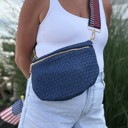 Denim The Fiona | Checkered Woven Bum Bag (9 Colors) 