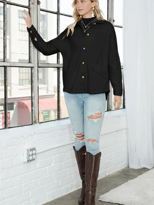 The Harlowe | Cozy Button Up Shacket