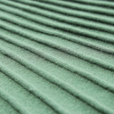 XL Green The Rowan | Ribbed Pleated Sweater Wrap Dress