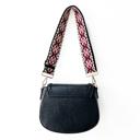  The Eva Saddle Crossbody Bag with Jacquard Strap