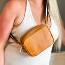  The Kelli | Convertible Pebbled Leather Belt Bag/Sling Bag