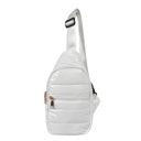 White The Perry | Puffer Sling Bag | 8 Colors