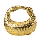 Gold The Charlize | Knotted Woven Handbag