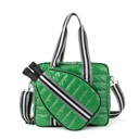 Kelly Green The Bennett | Pickleball Puffer Duffel Sport Bag | 6 Colors