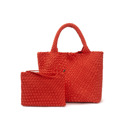 Scarlet The Charli | Large Woven Neoprene Tote with Wristlet