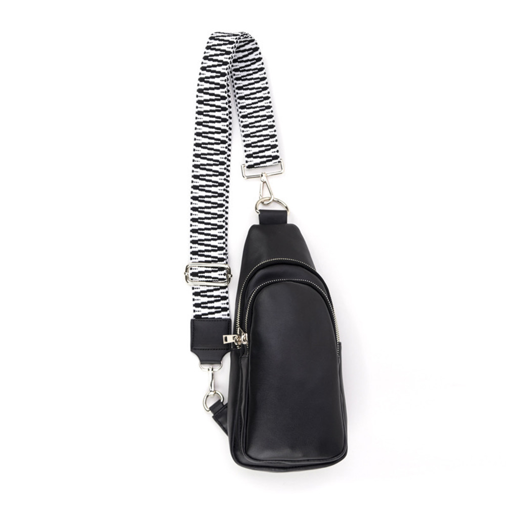 The Arden | Double Zipper Sling Bag with Guitar Strap